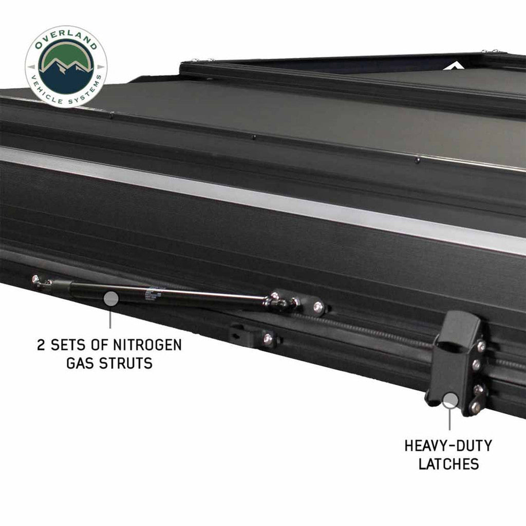 XD Everest 2 - Cantilever Aluminum Roof Top Tent, 2 Person, Grey Body and Black Rainfly Overland Vehicle Systems - Overland Vehicle Systems 18489902 HYDZ_18489902