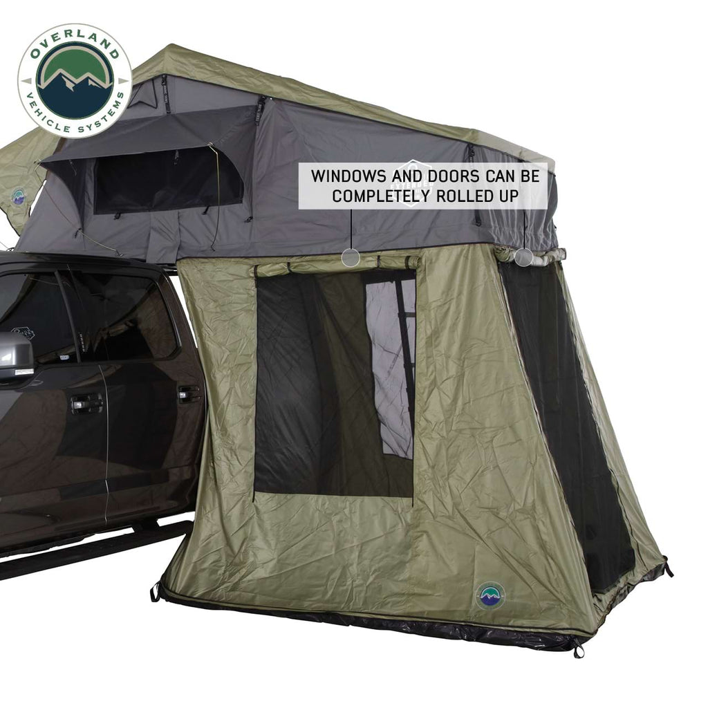Nomadic 4 Roof Top Tent Annex - 4 Person Roof Top Tent Annex Overland Vehicle Systems - Overland Vehicle Systems 18549936 HYDZ_18549936