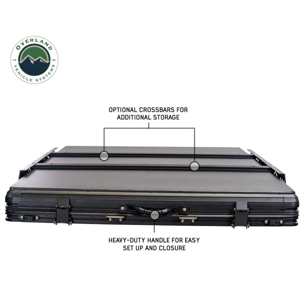 XD Lohtse - Clamshell Aluminum Roof Top Tent, 2 Person, Grey Body and Black Rainfly Overland Vehicle Systems - Overland Vehicle Systems 18589902 HYDZ_18589902