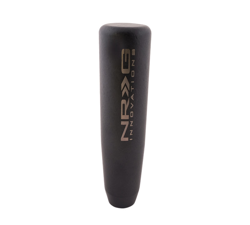 NRG Universal Short Shifter Knob - 5in. Length / Heavy Weight 1.27Lbs. - Black Wrinkle Finish NRGSK-480BK