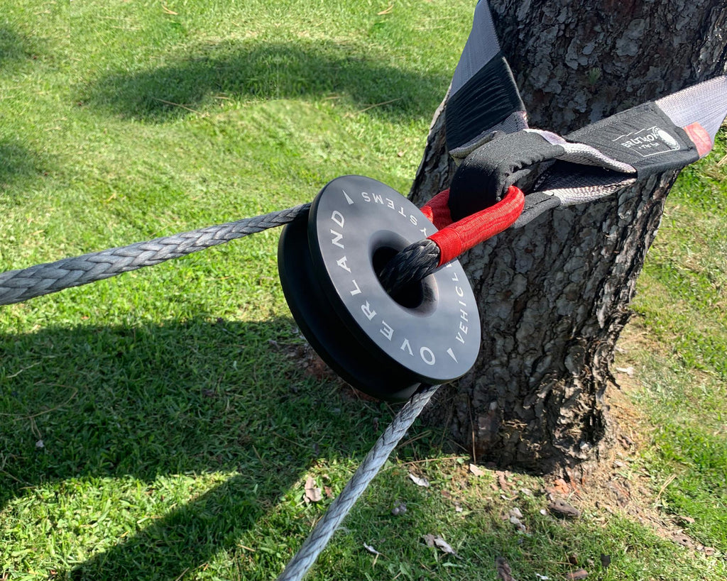 Soft Shackle Recovery Ring Combo Pack - 45,000 lb - Black Overland Vehicle Systems - Overland Vehicle Systems 19-6580 HYDZ_19-6580