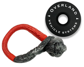 Soft Shackle Recovery Ring Combo Pack - 45,000 lb - Black Overland Vehicle Systems - Overland Vehicle Systems 19-6580 HYDZ_19-6580