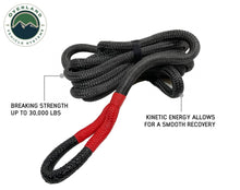 Load image into Gallery viewer, Brute Kinetic Rope Recovery Strap 1 x 30 Foot 30 Percent Stretch Overland Vehicle Systems - Overland Vehicle Systems 19009916 HYDZ_19009916