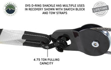 Load image into Gallery viewer, Recovery Shackle 19010201 3/4 4.75 Ton Black Sold In Pairs Overland Vehicle Systems