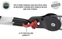 Load image into Gallery viewer, 19010204 Recovery Shackle 3/4 Inch 4.75 Ton Red - Sold In Pairs Overland Vehicle Systems