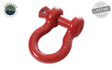 Load image into Gallery viewer, 19019904 Recovery Shackle 3/4 Inch 4.75 Ton Red Overland Vehicle Systems