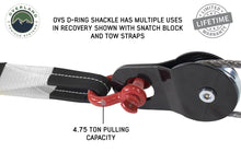 Load image into Gallery viewer, 19019904 Recovery Shackle 3/4 Inch 4.75 Ton Red Overland Vehicle Systems