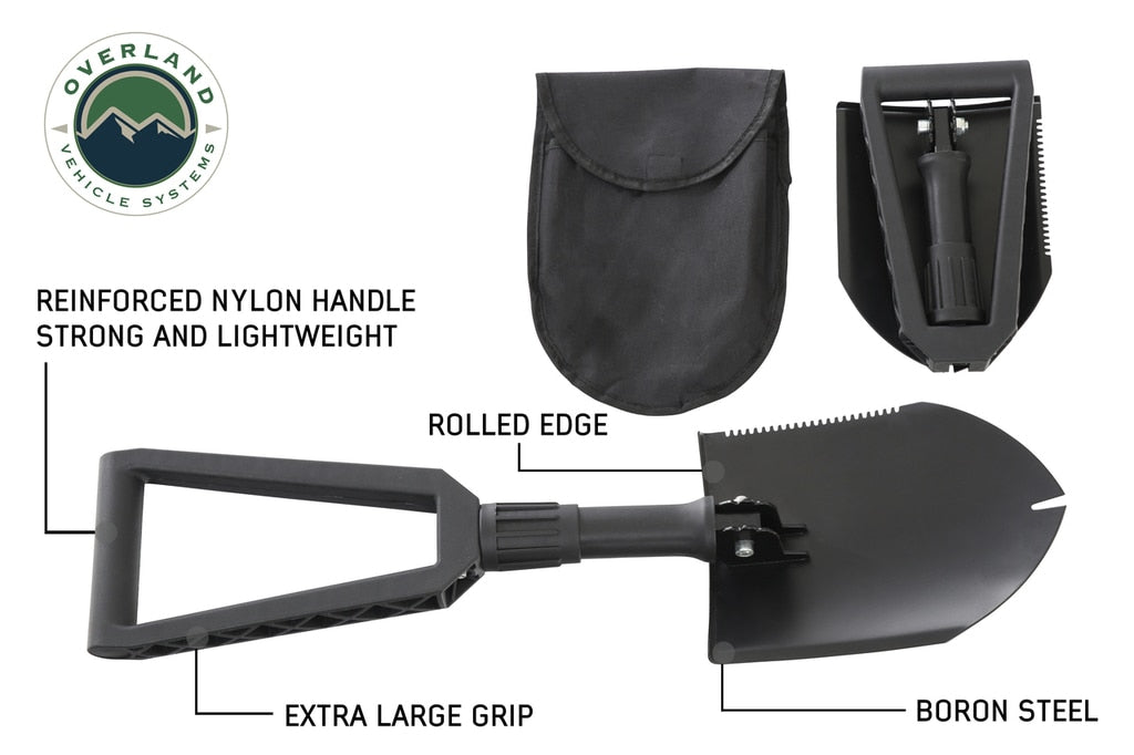 Multi Functional Military Style Utility Shovel for extreme Overland Vehicle Systems