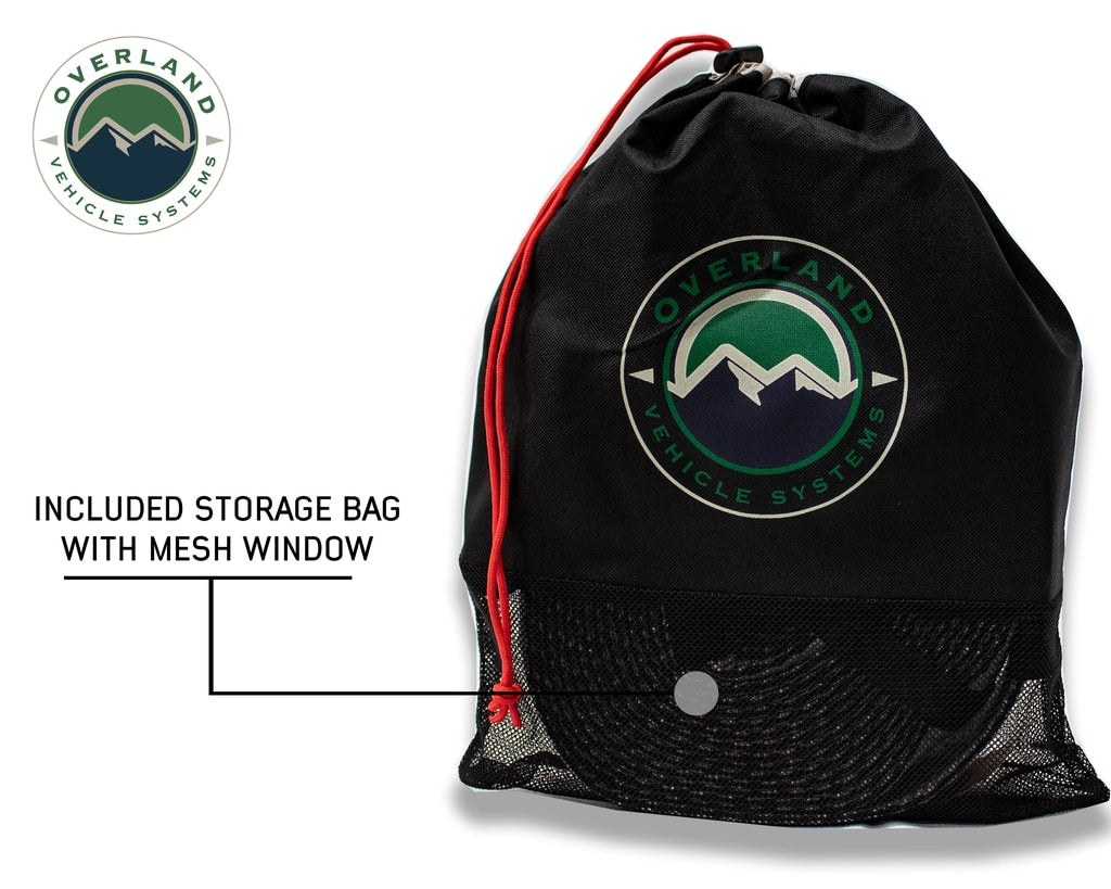 Tow Strap 20000 lbs - 2 x 30' Gray With Black Ends Overland Vehicle Systems - Overland Vehicle Systems 19059916 HYDZ_19059916