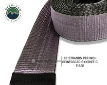 Load image into Gallery viewer, Tow Strap 20000 lbs - 2 x 30' Gray With Black Ends Overland Vehicle Systems - Overland Vehicle Systems 19059916 HYDZ_19059916
