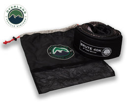 Tree Saver Tow Strap 40,000 lb. Gray With Storage Bag Overland Vehicle Systems - Overland Vehicle Systems 19079916 HYDZ_19079916