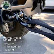 Load image into Gallery viewer, Receiver Hitch D-Ring Receiver Mount Recovery Shackle Overland Vehicle Systems - Overland Vehicle Systems 19109901 HYDZ_19109901