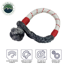 Load image into Gallery viewer, Soft Shackle Recovery 41,000 lb. With Loop &amp; Abrasive Sleeve Overland Vehicle Systems
