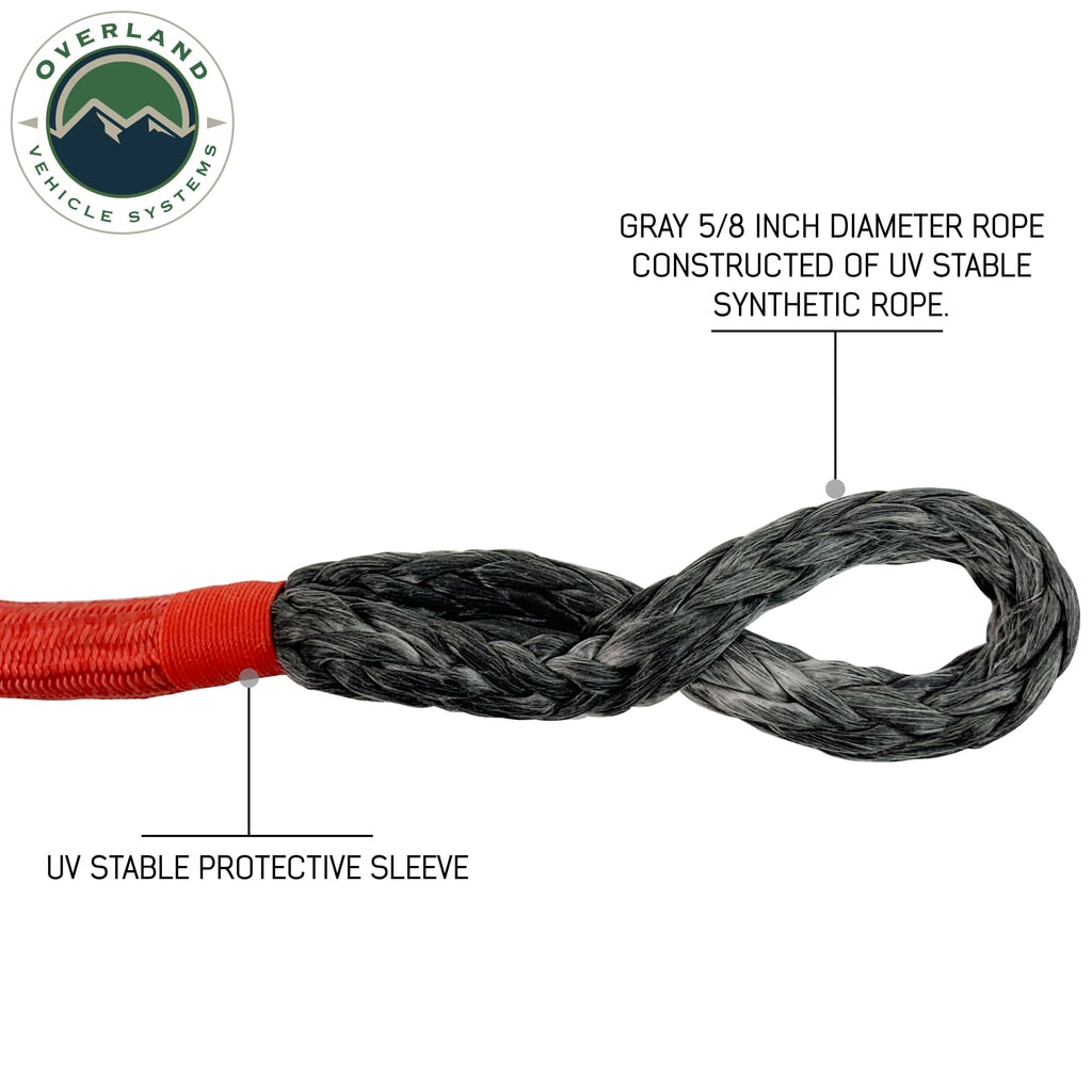 Soft Recovery Shackle With A Breaking Strength of 44,500 lbs Overland Vehicle Systems - Overland Vehicle Systems 19149903 HYDZ_19149903