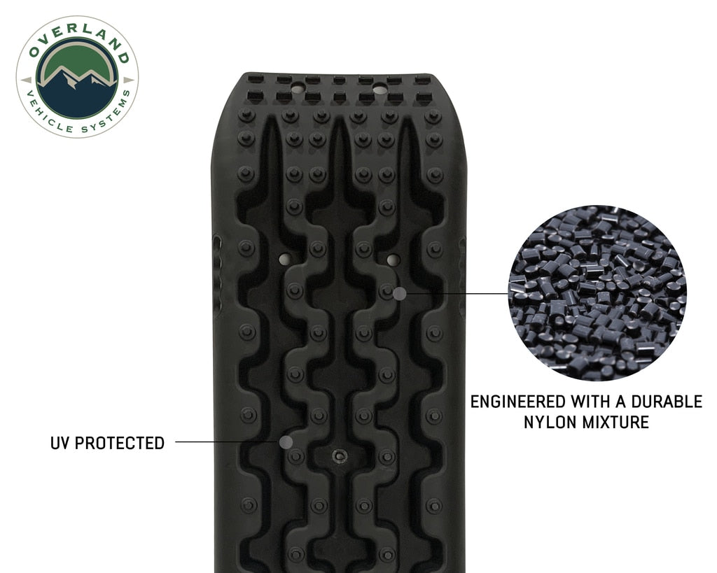Recovery Ramps for 4WDs Gray/Black Universal + Storage Bag Overland Vehicle Systems - Overland Vehicle Systems 19169910 HYDZ_19169910