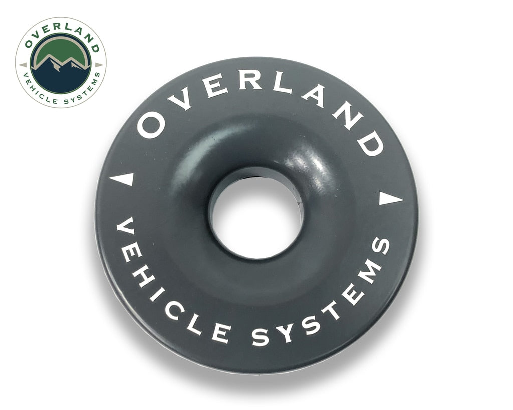 Recovery Snatch Ring 4.00 41,000 lb. Gray With Storage Bag Overland Vehicle Systems - Overland Vehicle Systems 19230003 HYDZ_19230003