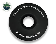 Load image into Gallery viewer, Recovery Ring 6.25 Inch 45,000 lb. Black With Storage Bag Overland Vehicle Systems