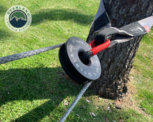 Load image into Gallery viewer, Recovery Ring 6.25 Inch 45,000 lb. Black With Storage Bag Overland Vehicle Systems - Overland Vehicle Systems 19240004 HYDZ_19240004