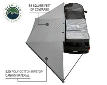 Load image into Gallery viewer, Nomadic Awning 270 Degree - Passenger Side Dark Gray Awning Overland Vehicle Systems - Overland Vehicle Systems 19529907 HYDZ_19529907