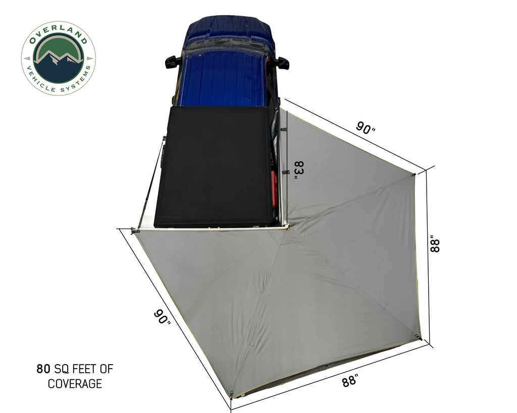 270 LT Awning - Passenger Side 270 degree awning Overland Vehicle Systems - Overland Vehicle Systems 19569907 HYDZ_19569907