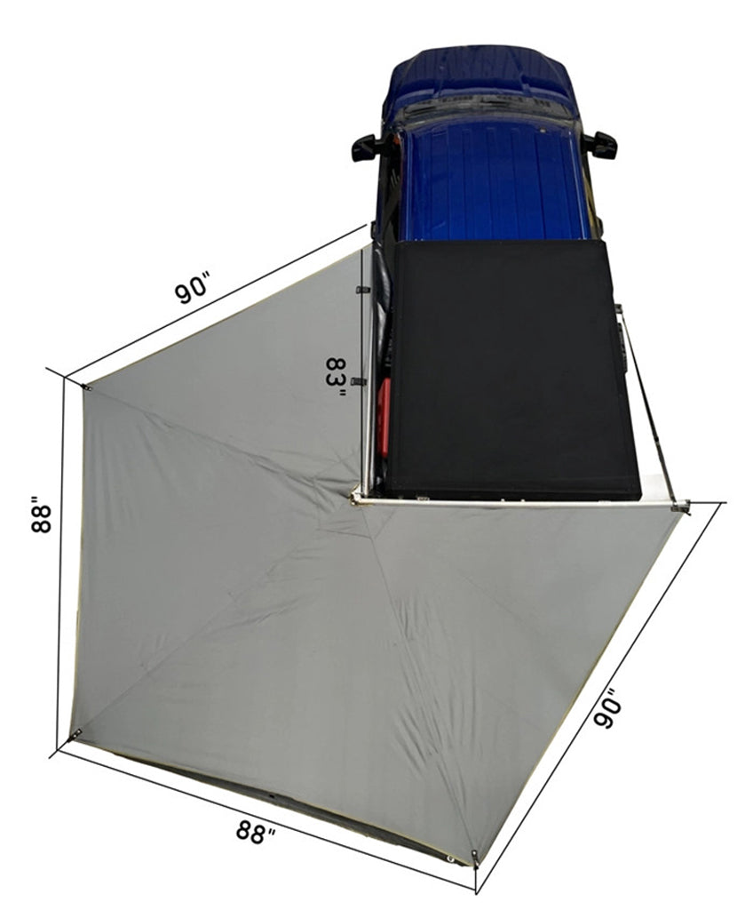 Freestanding 270 LT Degree Awnings With Walls Driver Side Overland Vehicle Systems - Overland Vehicle Systems 19579907 HYDZ_19579907