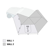 Load image into Gallery viewer, Freestanding 270 LT Degree Awnings With Walls Driver Side Overland Vehicle Systems