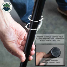 Load image into Gallery viewer, HD Nomadic 180 LTE - Awning, Grey Body, Green Trim and Black Travel Cover Overland Vehicle Systems - Overland Vehicle Systems 19609917 HYDZ_19609917