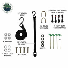 Load image into Gallery viewer, HD Nomadic 180 LTE - Awning, Grey Body, Green Trim and Black Travel Cover Overland Vehicle Systems - Overland Vehicle Systems 19609917 HYDZ_19609917