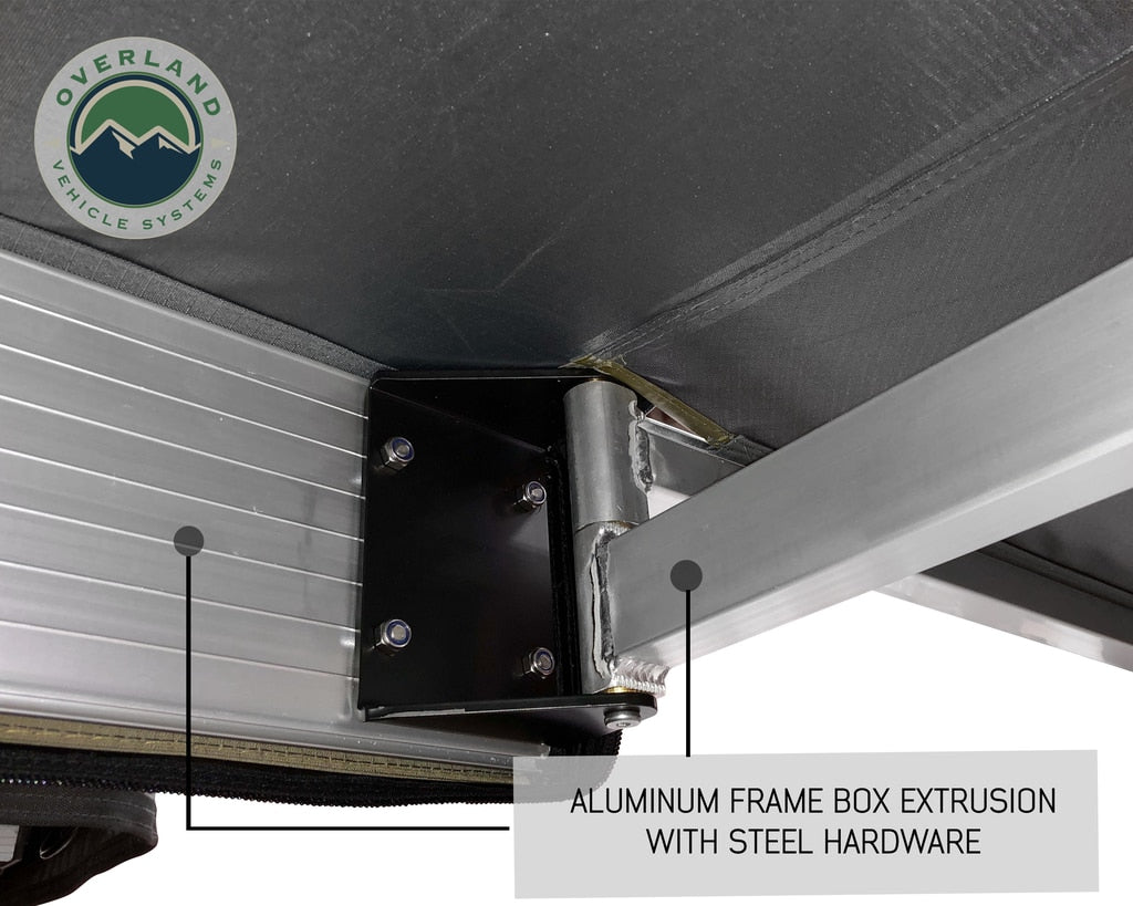 Nomadic Awning 180 With Zip In Wall 180 Awning With Walls Overland Vehicle Systems - Overland Vehicle Systems 19619907 HYDZ_19619907
