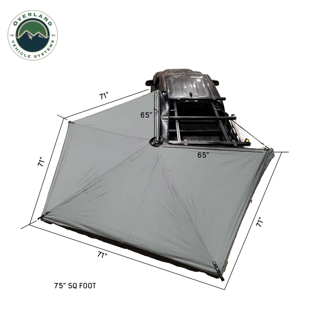 Nomadic 270 LTE Driver Side 270 Degree Awning Premium Overland Vehicle Systems - Overland Vehicle Systems 19679907 HYDZ_19679907