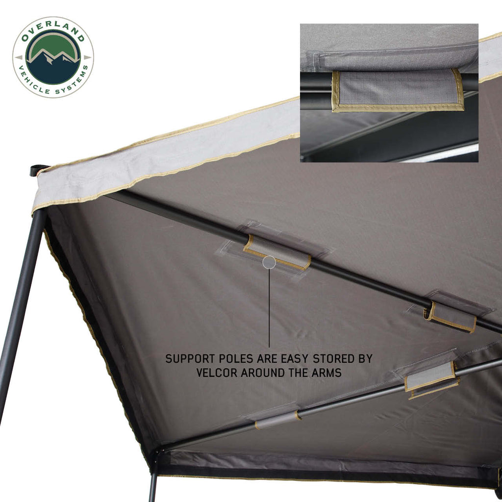 Nomadic 270 LTE Driver Side 270 Degree Awning Premium Overland Vehicle Systems - Overland Vehicle Systems 19679907 HYDZ_19679907