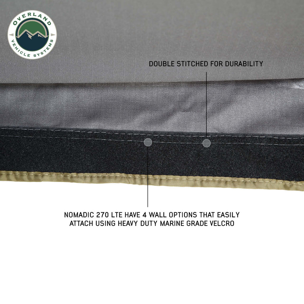 Nomadic 270 LTE Passenger Side 270 Degree Awning Overland Vehicle Systems - Overland Vehicle Systems 19689909 HYDZ_19689909