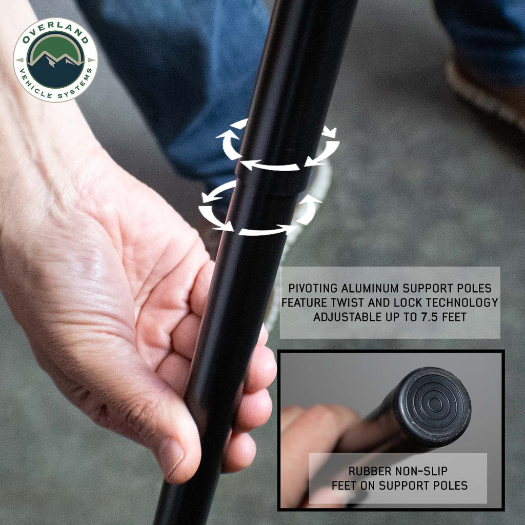 Nomadic 270 LTE Passenger Side 270 Degree Awning Overland Vehicle Systems - Overland Vehicle Systems 19689909 HYDZ_19689909