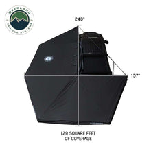 Load image into Gallery viewer, XD Nomadic 270 - Awning W/Lights and Black Out , Driver Side, Black Body, Black Trim and Black Travel Cover Overland Vehicle Systems