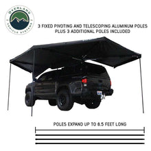 Load image into Gallery viewer, XD Nomadic 270 - Awning W/Lights and Black Out , Passenger Side, Black Body, Black Trim and Black Travel Cover Overland Vehicle Systems