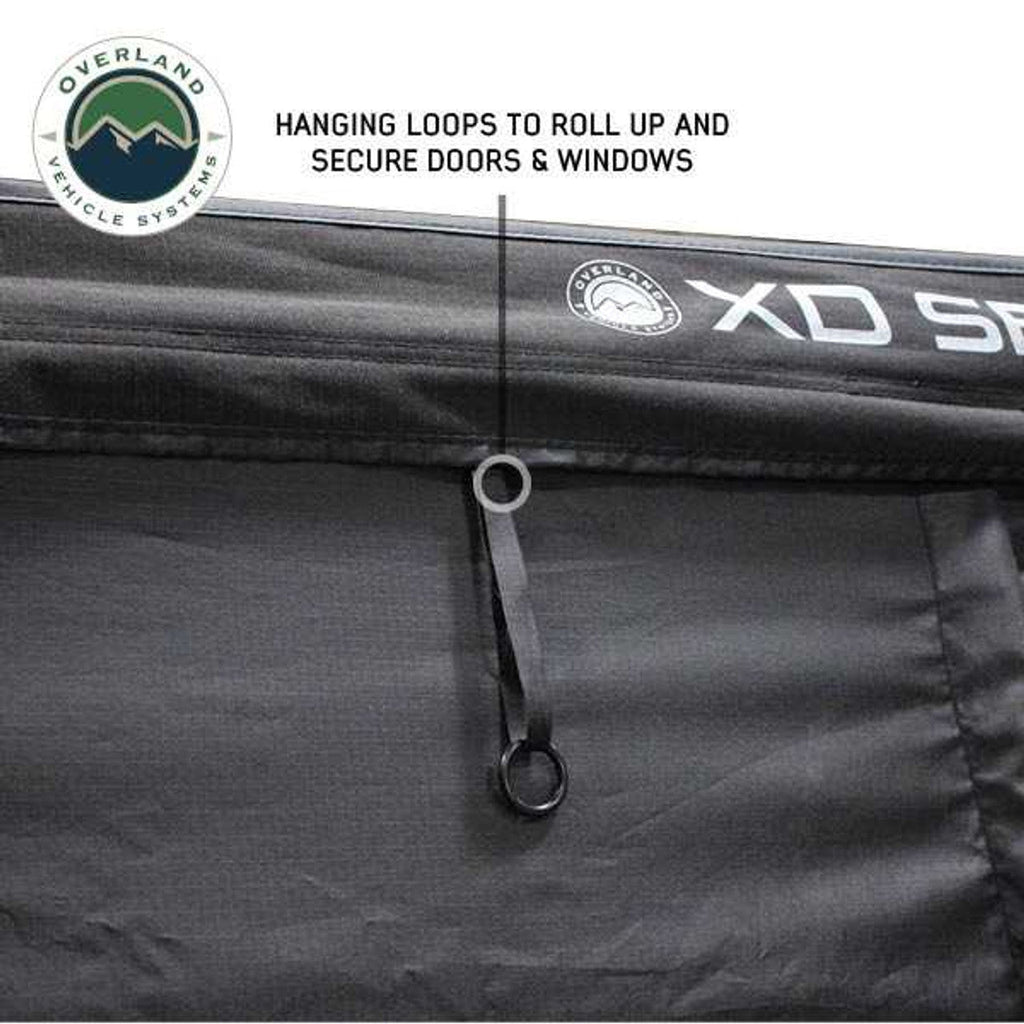 XD Nomadic 270 - Awning Wall 1 W/Black Out, Passenger Side, Black Body, Black Trim W/Storage Bag Overland Vehicle Systems - Overland Vehicle Systems 19690004 HYDZ_19690004