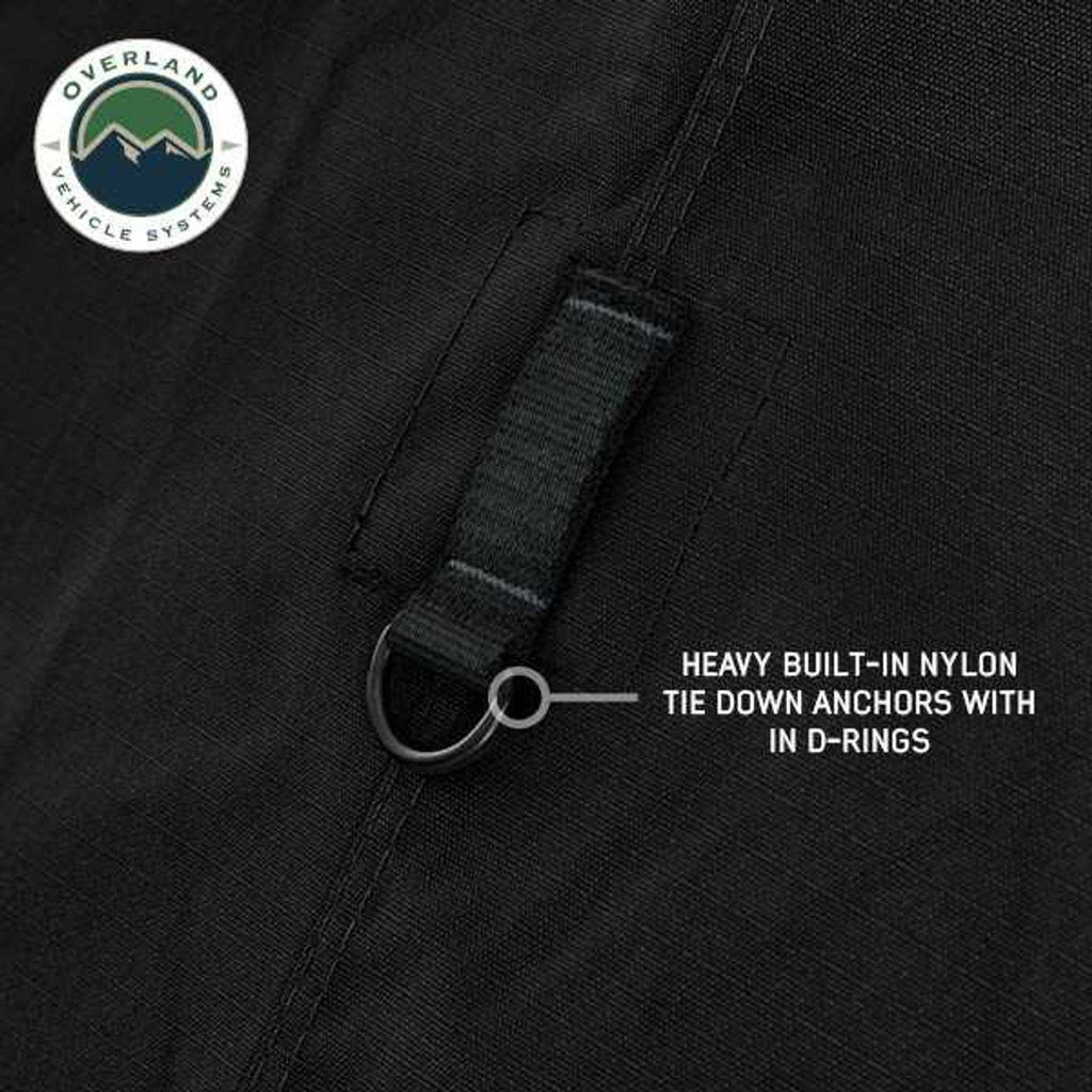 XD Nomadic 270 - Awning Wall 3 W/Black Out, Passenger Side, Black Body, Black Trim W/Storage Bag Overland Vehicle Systems - Overland Vehicle Systems 19690008 HYDZ_19690008