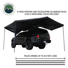 Load image into Gallery viewer, XD Nomadic 270 - Awning, Lights, Black Out, Wall Kit, Driver Side, Black Body, Black Trim and Black Travel Cover Overland Vehicle Systems - Overland Vehicle Systems 19690009 HYDZ_19690009