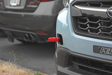 Load image into Gallery viewer, PERRIN 22-25 Subaru WRX / 18-23 Crosstrek / 20-25 OBXT / 17-23 Impreza Tow Hook Kit (Front) - Red PERPSP-BDY-237RD