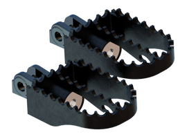 Burly Brand MX Pegs Rider - Black