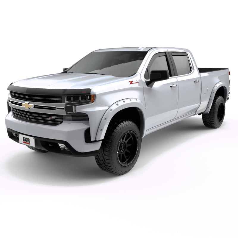 EGR 19-22 Chevrolet Silverado 1500 Summit White Traditional Bolt-On Look Fender Flares Set Of 4 EGR791694-GAZ