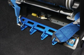 Cusco Power Brace, Seat Rail Plus Set (Right & Left) 15-21Subaru WRX STi & WRX CUS6A1 492 SP