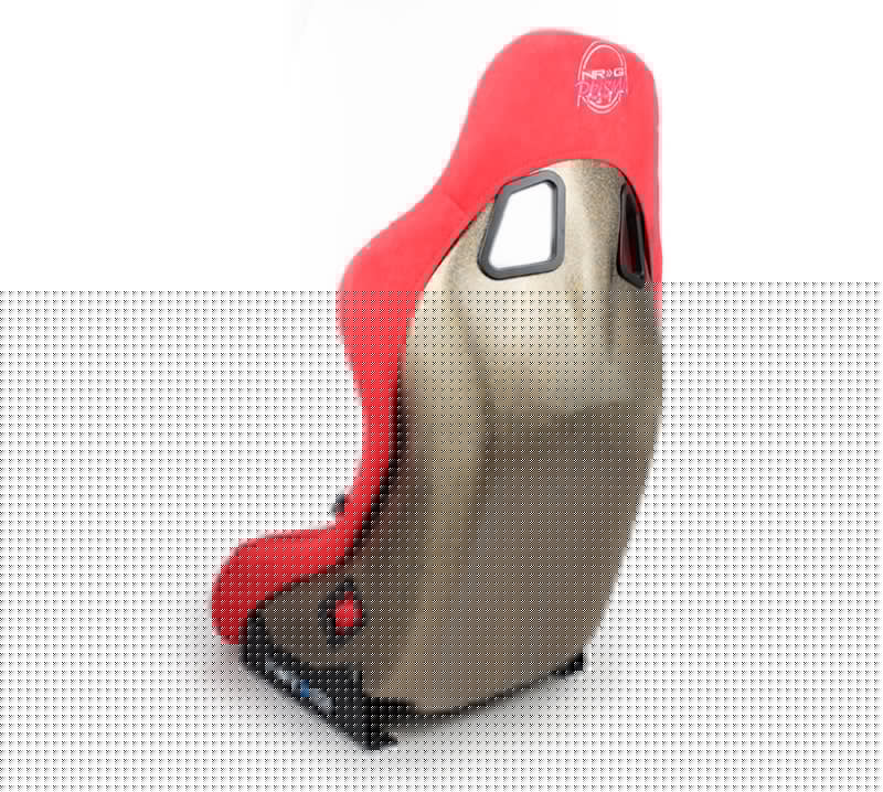 NRG FRP Bucket Seat ULTRA Edition - Medium (Red Alcantara/Pearlized Back) NRGFRP-303RD-ULTRA