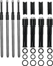 Load image into Gallery viewer, S&amp;S Cycle 99-17 BT Models Quickee Pushrods w/ Gloss Black Covers SSC930-0143