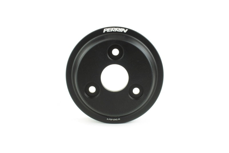 PERRIN 15-21 Subaru WRX / 18-20 Crosstrek / 14-18 FXT Lightweight Water Pump Pulley - Blk PERPSP-ENG-111BK