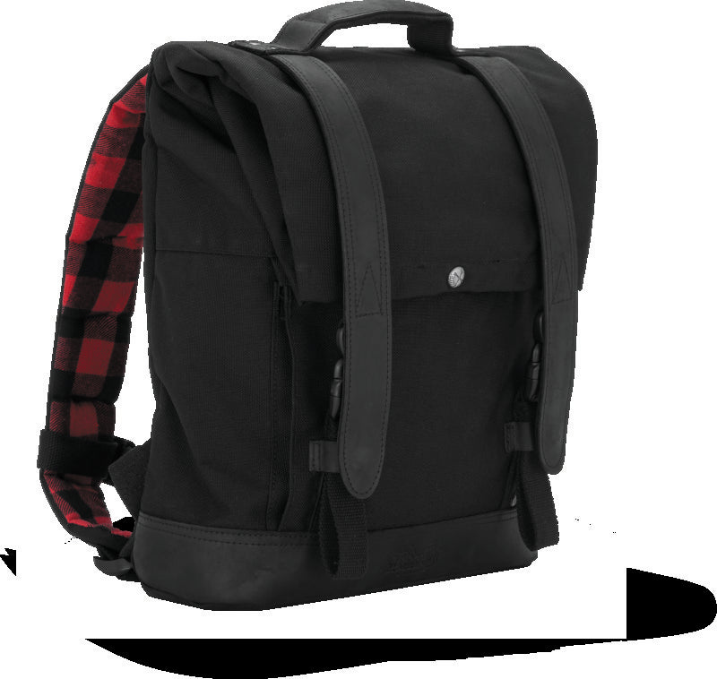 Burly Brand Voyager Back Pack - Black BURB15-1020B