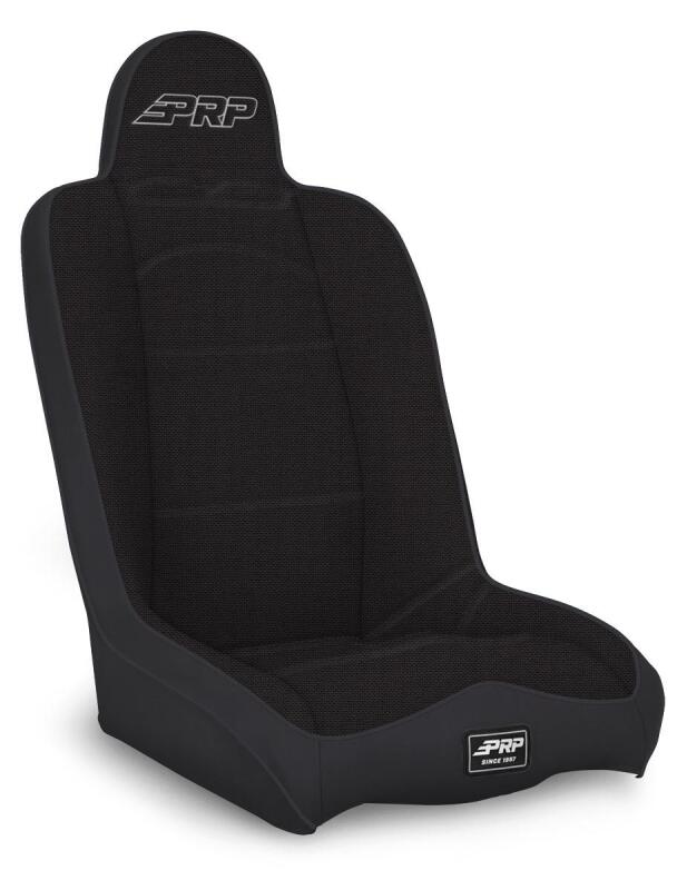 PRP Daily Driver High Back Suspension Seat (Two Neck Slots) - All Black PRPA140110-50