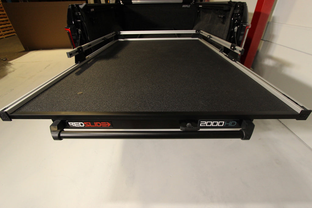 BedSLIDE 8 FT Long Bed Chevy/Dodge/Ford/Nissan/Toyota 75 Percent Ext 2000lbs Heavy Duty 95X48 Inch