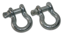 Load image into Gallery viewer, 3/4 Inch Bow Shackle 9.5k LB WLL Silver Bulldog Winch