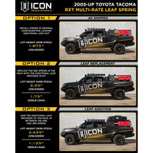 Load image into Gallery viewer, 2005-up-toyota-tacoma-multi-rate-rxt-leaf-spring-kit.jpg